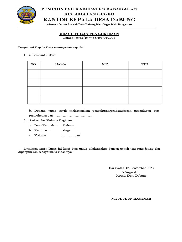 Waspadai Petugas Palsu, Masyarakat Diingatkan Periksa Surat Tugas Saat Pengukuran Tanah