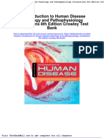 Full Download An Introduction To Human Disease Pathology and Pathophysiology Correlations 8th Edition Crowley Test Bank PDF Full Chapter