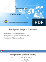 Topik 8 - Analisis Penguatan Transistor Dan Bias Transistor