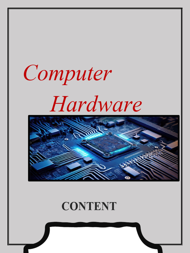 Computer Hardware | PDF | Bios | Computer Data Storage