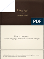 Language - Psyc GNT Discussion
