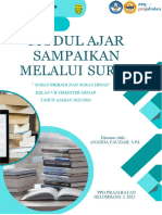 MODUL Ajar Sampaikan Melalui Surat