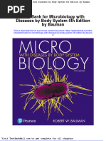 Full Download Test Bank For Microbiology With Diseases by Body System 5th Edition by Bauman PDF Full Chapter