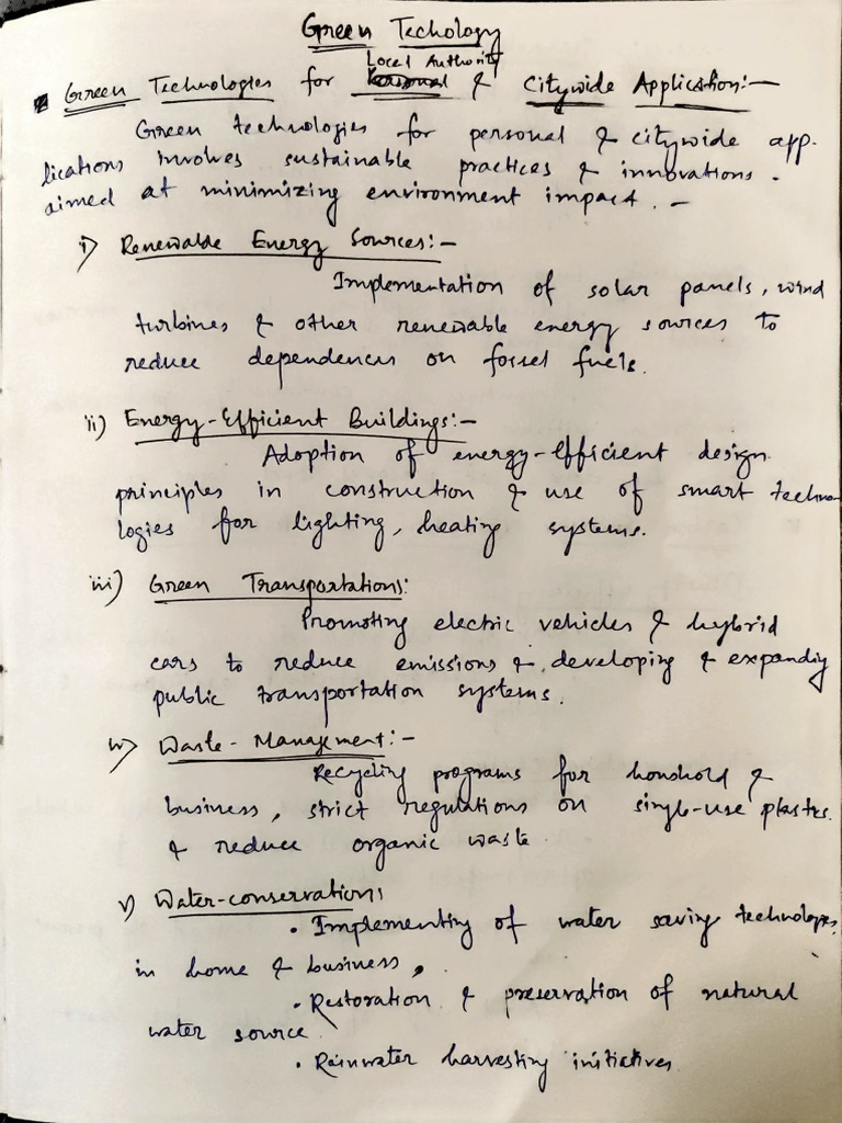 Green Module 2 | PDF