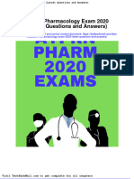 Full Download Ati RN Pharmacology Exam 2020 Latest Questions and Answers PDF Full Chapter