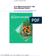 Full Download Test Bank For Microeconomics 13th Edition Michael Parkin PDF Full Chapter