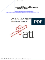 Full Download Ati RN Proctored Maternal Newborn Form C 2016 PDF Full Chapter