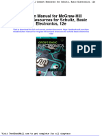 Full Download Solution Manual For Mcgraw Hill Connect Resources For Schultz Basic Electronics 12e PDF Full Chapter