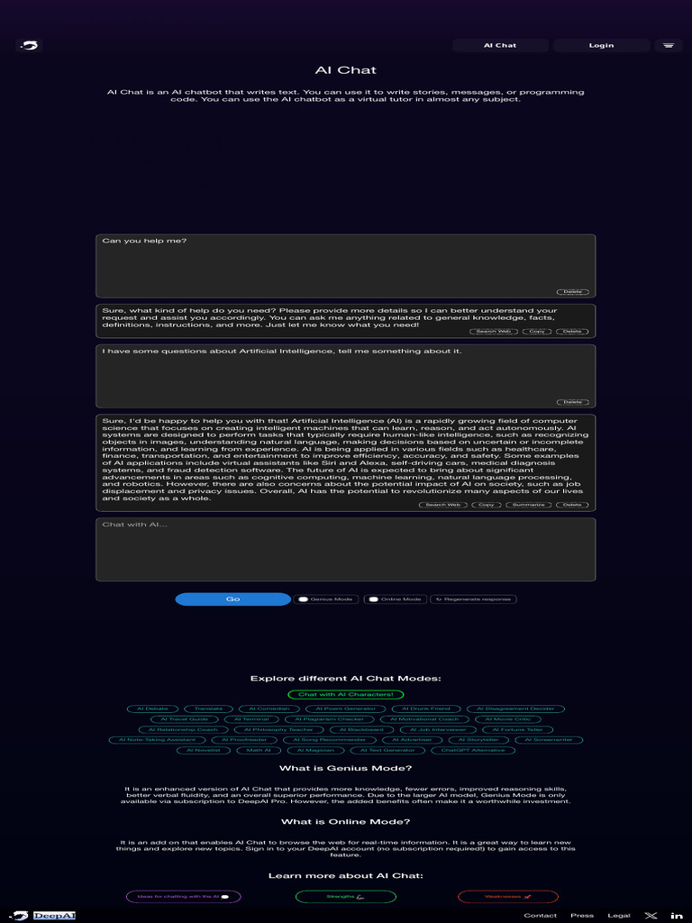 Ai Chat Download Free Pdf Artificial Intelligence Intelligence