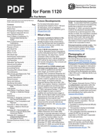 Instructions For Form 1120