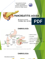 PANCREATITIS AGUDA. Presentación PowerPoint