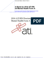 Full download Ati Test Bank for 2016 Ati Rn Proctored Mental Health Form A pdf full chapter