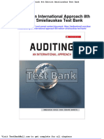 Full Download Auditing An International Approach 8th Edition Smieliauskas Test Bank PDF Full Chapter
