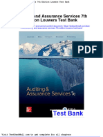 Full Download Auditing and Assurance Services 7th Edition Louwers Test Bank PDF Full Chapter