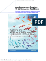 Full Download Auditing and Assurance Services Global 16th Edition Arens Test Bank PDF Full Chapter