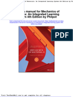 Full Download Solution Manual For Mechanics of Materials An Integrated Learning System 4th Edition by Philpot PDF Full Chapter