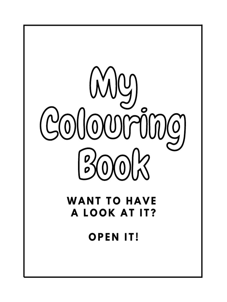 My First Coloring Book PDF | PDF