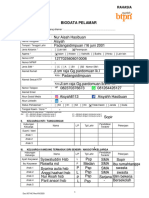 Form Biodata Pelamar New