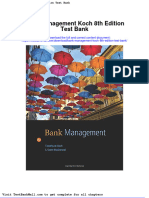 Full Download Bank Management Koch 8th Edition Test Bank PDF Full Chapter