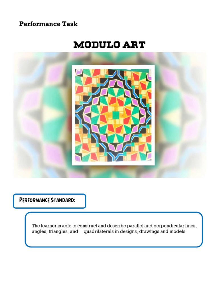 Math 4 Project | PDF | Teaching Methods & Materials | Home & Garden