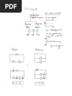 DC Circuit Notes O Level