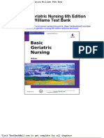 Full Download Basic Geriatric Nursing 6th Edition Williams Test Bank PDF Full Chapter