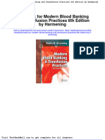 Full Download Test Bank For Modern Blood Banking and Transfusion Practices 6th Edition by Harmening PDF Full Chapter