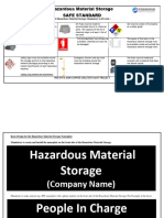 Hazardous Material Storage SAFE STANDARD (Draft)