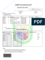 University of Caloocan City: Registration Form