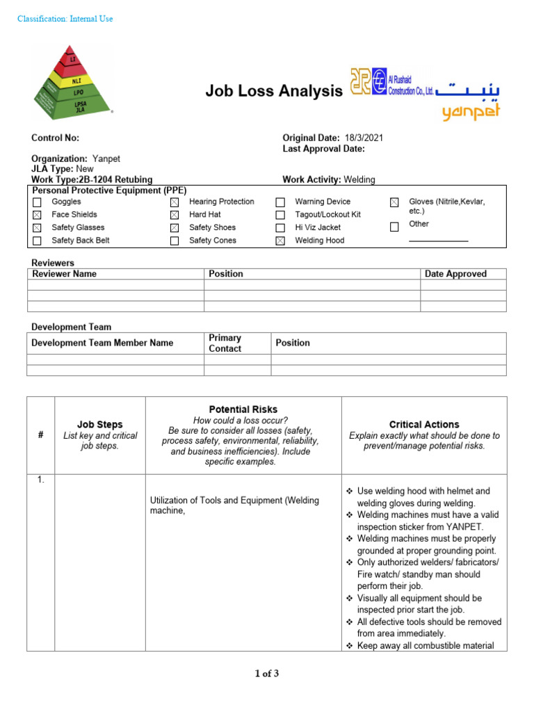 Jla Welding Pdf Welding Construction