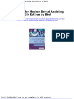 Full Download Test Bank For Modern Dental Assisting 12th Edition by Bird PDF Full Chapter