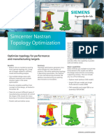 Simcenter Nastran Topology Optimization Fact Sheet