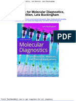 Full Download Test Bank For Molecular Diagnostics 3rd Edition Lela Buckingham PDF Full Chapter