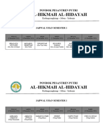 Jadwal Ujian Pondok