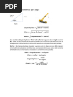 Formulas Trigonométricas para Izajes