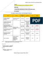 ANNEX 9 Project Plan & Budget Matrix