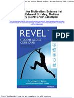 Full Download Test Bank For Motivation Science 1st Edition Edward Burkley Melissa Burkley Isbn 9780134409283 PDF Full Chapter