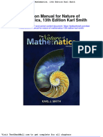 Full Download Solution Manual For Nature of Mathematics 13th Edition Karl Smith PDF Full Chapter