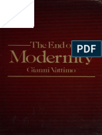 The End of Modernity Nihilism and Hermeneutics in Postmodern Culture (Gianni Vattimo)