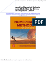 Full Download Solution Manual For Numerical Methods For Engineers 8th Edition by Steven Chapra Raymond Canale PDF Full Chapter