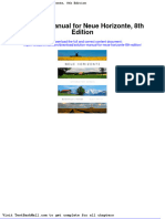 Full Download Solution Manual For Neue Horizonte 8th Edition PDF Full Chapter