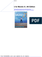 Full Download Test Bank For Mundo 21 4th Edition PDF Full Chapter