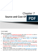 Chapter Seven Sources Aand Cost of Project Finance