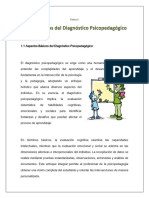 Fundamentos Del Diagnóstico Psicopedagógico