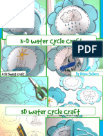 Water Cycle Craft 3 DWater Cycle Craftivity