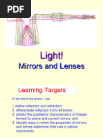 Light Mirrors and Lenses