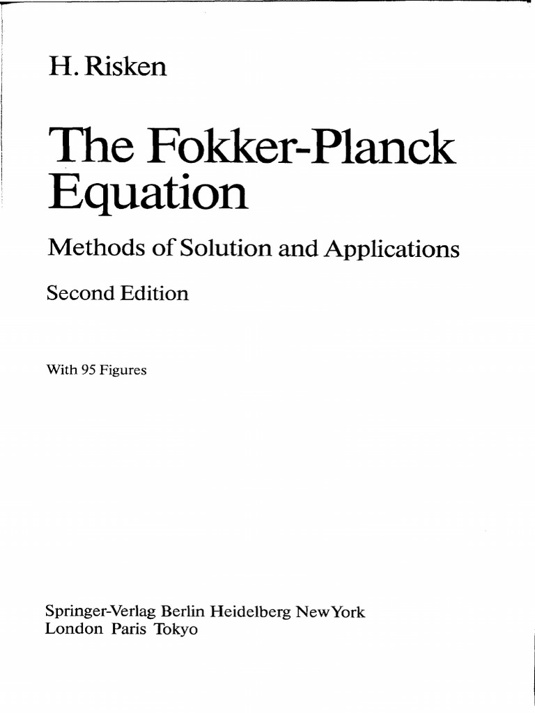 Fokker Plank Equation | PDF | Stochastic Differential Equation ...