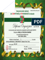 Diploma Organizator