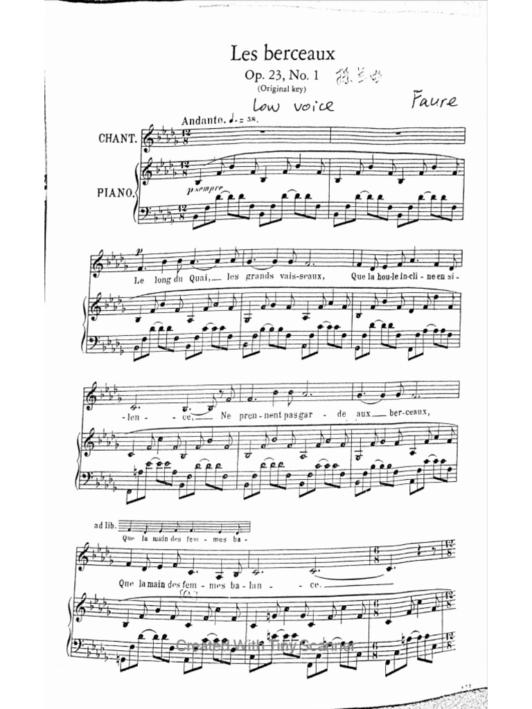 Les Berceaux Faure | PDF