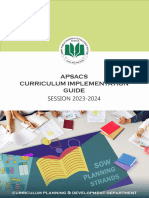 Curriculum Implementation Guide For Teachers Session 2023-24 Dated 16 Jun 2023